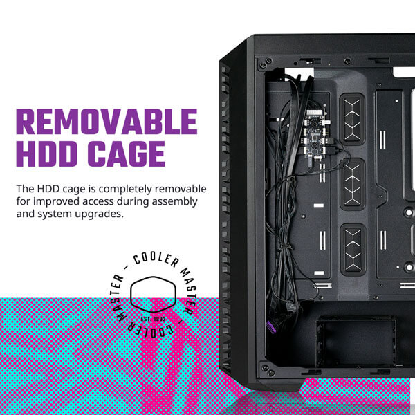Cooler Master MasterBox MB520 Mesh ARGB ATX Mid Tower Case